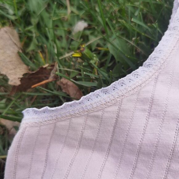 Vintage 90s ESPRIT Crop Spaghetti Strap Tank Top - Picture 3 of 3